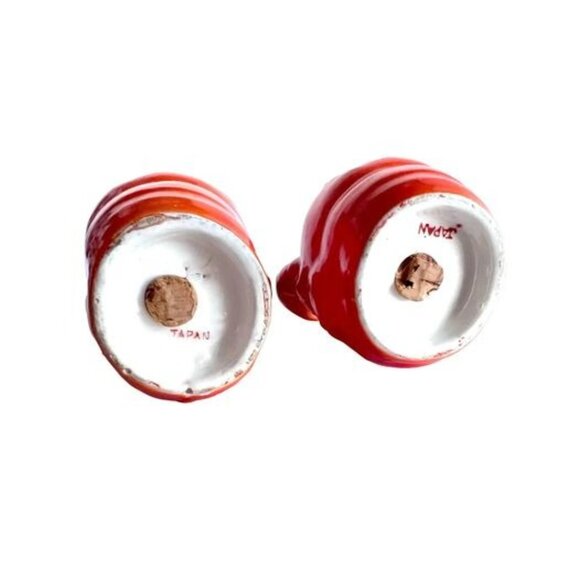 Vintage Lobster Ceramic Salt Pepper Shakers Japan Red MCM Mid-Century S & P Set - Picture 3 of 6